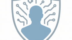 Minimal illustration of a shield and inbox representing weekly cyber safety newsletter