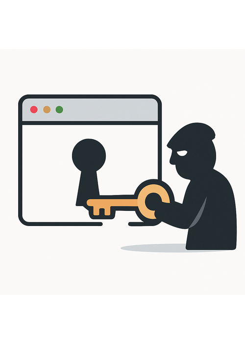 Browser password theft illustration