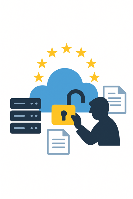 European Commission cloud breach illustration