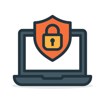 Security padlock and shield